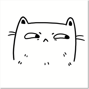 Judgmental cat Posters and Art